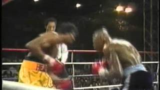 Marvin Hagler vs Tommie Hearns Italian commentary [upl. by Atteniuq]