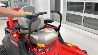 How to Adjust the Ariens® IKON XD Seat and Steering Levers  Ariens [upl. by Fuchs]