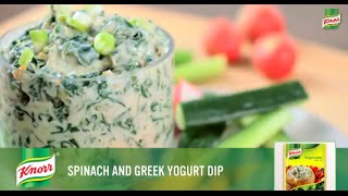 Spinach amp Greek Yogurt Dip  Delicious Dip Recipes from Knorr® [upl. by Vicky20]