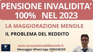 PENSIONE INVALIDITA 100 NEL 2023 [upl. by Irehc717]