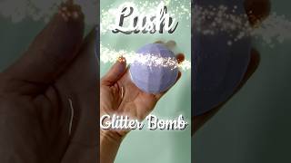 LUSH GLITTER BATH BOMB DEMO ❤️lush satisfying bathbomb asmr fyp [upl. by Cissej260]