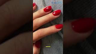 What is the red nail theory in fashion rednails fashion trends [upl. by Ellis]