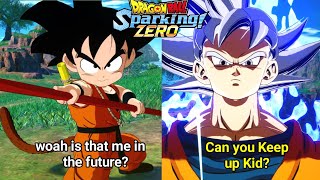 Dragon ball Sparking ZEROCharacters meet their FuturePast Self  unique interactions [upl. by Nostaw]