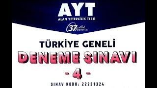 ESEN YAYINLARI TG AYT DENEMESİ 4 Esenyayınları Esen yks2023 tyt ayt kpss [upl. by Annauqahs28]