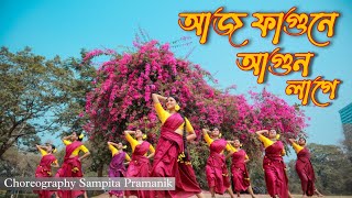 Aaj Phagune  Folk Song I Holi Special I Easy Step Dance Choreography I trending folk [upl. by Notsrik25]