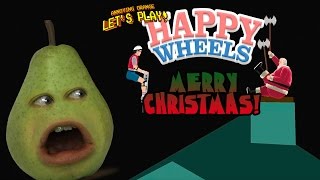 Pear Plays  Merry Christmas HAPPY WHEELS [upl. by Rubliw]