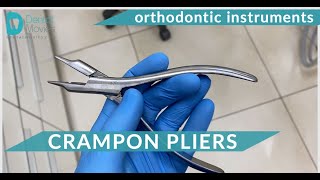 Orthodontic INSTRUMENTS  Crampon pliers 🔎🦷 [upl. by Sobel]