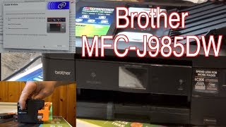 Brother MFCJ985DW Printer [upl. by Niatsirhc405]