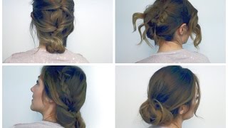 4 acconciature FACILI e VELOCI per capelli mediolunghi 🌟 [upl. by Tenenbaum]