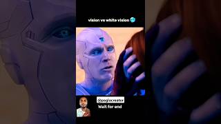 Vision vs white vision fighting🔥😎 paglacreator marvel hollywoodmovies superhero vision white [upl. by Kcirddec]