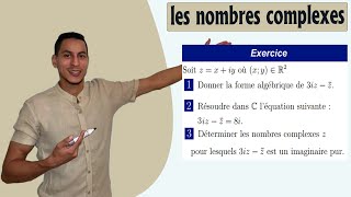 nombres complexes 2bac exercices  équation de conjugué dun nombre complexe  nombre imaginaire pur [upl. by Nezam]