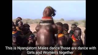 Nyangatom Mens Dance and visit Nyangatom videos in this YouTube [upl. by Anod]