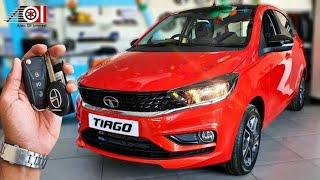 New 2024 TATA Tiago XT facelift Red colour Amazing look 😱😱  Reallife review subscribe channel 🙏🙏 [upl. by Catto]