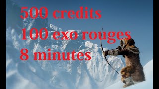 ICARUS 500 credits 100 exo rouges en 8 mn [upl. by Metabel]