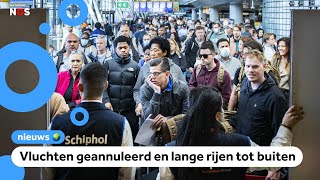 Het is alweer superdruk op vliegveld Schiphol [upl. by Niwhsa]