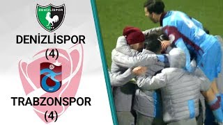 Denizlispor 2 2  4 0 Trabzonspor MAÇ ÖZETİ Ziraat Türkiye Kupası Son 16 Turu Rövanş Maçı [upl. by Stilwell777]