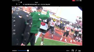 Perrion Winfrey IDL Oklahoma Senior Bowl 2022 1v1 Reps [upl. by Clynes]