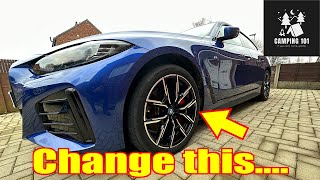 Change these Hankook tyres 2022bmwi4 hankooktyres bmwi4 [upl. by Aryl]