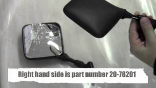 Emgo Replacment Suzuki DRDRZSP Mirror Comparison [upl. by Sair927]