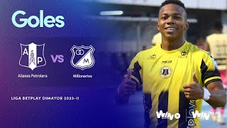 Alianza Petrolera vs Millonarios goles  Liga BetPlay Dimayor 2023II  Fecha 3 [upl. by Freud269]