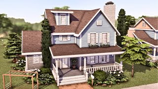 Base Game Family House 🏡 The Sims 4 Speed Build  No CC [upl. by Horsey]