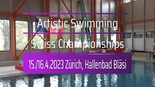 Artistic Swimming Swiss Championships 2023 Solo Technical Competition [upl. by Eirene182]