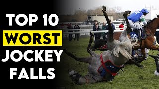 Top 10 Worst amp Tragic Jockey Falls in Horse Racing History [upl. by Tsenrae]