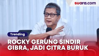 Salam Fufufafa Rocky Gerung Sindir Gibran Sebut Citra Buruk bagi Indonesia di Mata Dunia [upl. by Farly134]