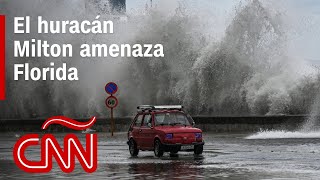 Resumen del avance del huracán Milton que amenaza Florida ¿cuándo tocará tierra [upl. by Carolina173]