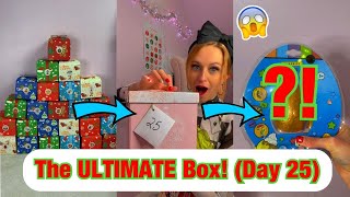 ASMR Mystery Christmas Advent Calendar BOX 25😱 ULTIMATE GOLDEN MYSTERY PRIZE🤭🎁 Shorts [upl. by Seppala309]