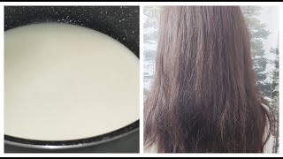 Homemade Hair Straightening Cream  Natural Keratin Treatments [upl. by Renfred122]