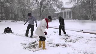 Snowy scenes around campus on March 5 2015 [upl. by Wolram435]