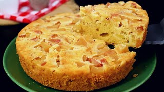 Inverted apple cake recipe  Its super fluffy quick and easy perfect for everyday use [upl. by Ellatnahc]