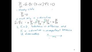 Gaussian plume model derivation [upl. by Naol554]