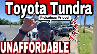 Toyota Tundra Not Selling Customers FURIOUS Over PRICES [upl. by Accebor]