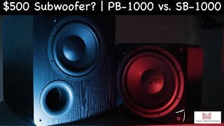 SB1000 vs PB1000  Battle of the 500 Subwoofer [upl. by Ostler]