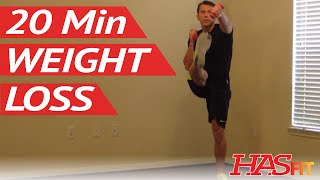 20 Minute Aerobics Workout for Weight Loss  HASfit Aerobic Exercises at Home  Aerobic Training [upl. by Hyams]