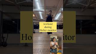 Workout during Holter monitor test  Day 7  weightloss challenge  PCODyoutubeshorts [upl. by Ahras]