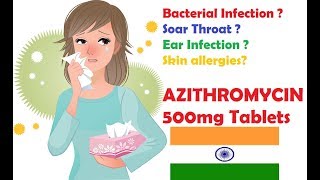 Azithromycin Tablet 500 mg Review in Hindi  Azithromycin Tablet [upl. by Ardnuyek36]