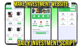 Make Power Bank Daily Investment Website  Investment source code 🔥 [upl. by Mourant]