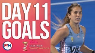 ALL THE GOALS From Day 11  2018 Womens World Cup [upl. by Attenauqa375]