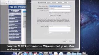 Foscam MJPEG Cameras  Wireless Setup on Mac [upl. by Asiret]