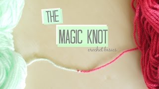 CROCHET BASICS The Magic knot  Bella Coco [upl. by Tristan]