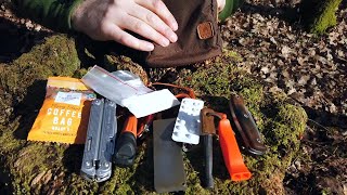 Bushcraft possibles pouch contents  BUSHCRAFT POUCH CONTENTS [upl. by Milde]