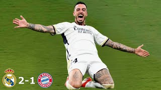 Real Madrid vs Bayern Munich 21 Highlights UCL 08052024 [upl. by Sredna163]