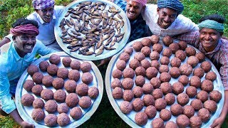 KALI with KARUVADU  Healthy Ragi Mudde and Dried Fish Recipes  Cooking Traditional Village Food [upl. by Nylidam]