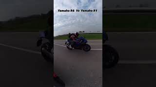 😱😱YAMAHA R6 VS YAMAHA R1😱😱 yamaha r6 r1 nightride motovlog shortvideo viralvideo viral [upl. by Eendyc927]