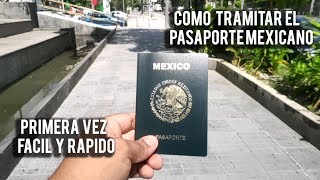 CÓMO TRAMITAR EL PASAPORTE MEXICANO 2021  FÁCIL Y RÁPIDO [upl. by Ilil]