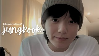 bts imagine late night calls with jungkook [upl. by Gorlicki]