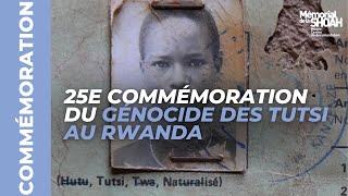 25e commémoration du génocide des Tutsi au Rwanda [upl. by Ardaed]